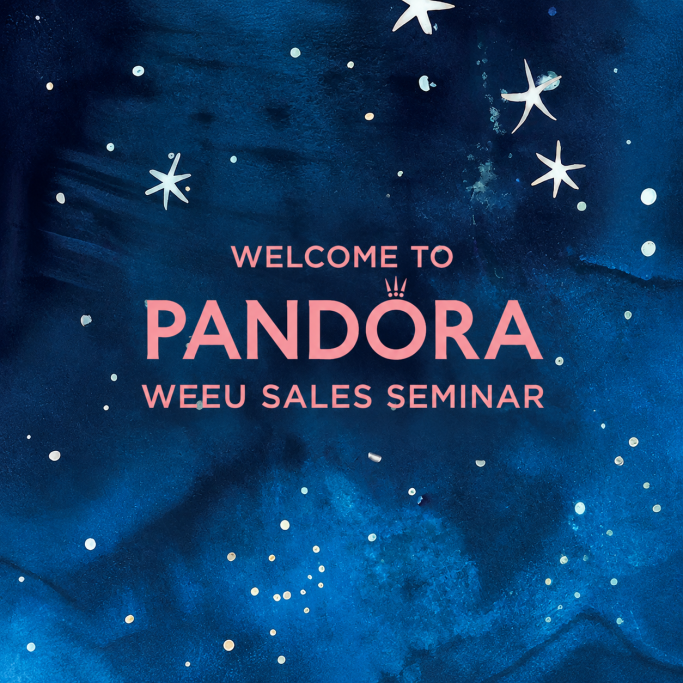 Pandora – WEEU Sales Seminar Pandora WEEU Sales Seminar – event production by Grilled Cheese Studio
